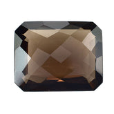 SMOKY QUARTZ CHECKER TOP OCTAGON (DARK)(CLEAN) 19.00X15.30 MM 14.76 Cts.