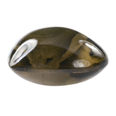 SMOKY QUARTZ LENTIL HEART WITH A BIG HOLE (FULL DRILL) 14X12MM 6.90 Cts.