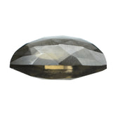 SMOKY QUARTZ ROSE CUT BRIOLETTE TRILLION 9MM 1.50 Cts.