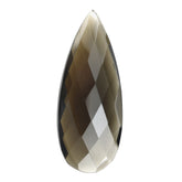 SMOKY QUARTZ BRIOLETTE PEAR 30X12MM 10.88 Cts.