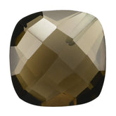 SMOKY QUARTZ BRIOLETTE CUSHION (HALF DRILL) 10 MM 3.88 Cts.
