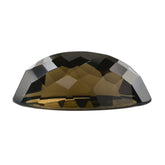 SMOKY QUARTZ CUT HIGH DOME WITH FLAT BOTTOM MARQUISE 23X10MM 11.87 Cts.