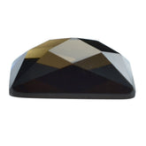 SMOKY QUARTZ CHECKER SQUARE CAB 10MM 2.96 Cts.