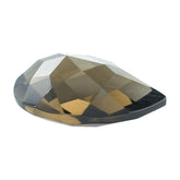 SMOKY QUARTZ CHECKER CUT PEAR 13.50X9MM 3.55 Cts.