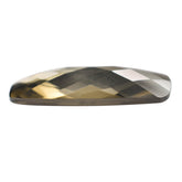 SMOKY QUARTZ CHECKER CUSHION CAB 25X15MM 11.68 Cts.