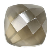 SMOKY QUARTZ CHECKER CUSHION CAB 6.00MM 0.94 Cts.