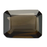 SMOKY QUARTZ CUT OCTAGON 8X6MM 1.35 Cts.