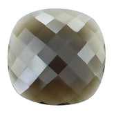 SMOKY QUARTZ BRIOLETTE CUSHION 25.00MM 28.25 Cts.