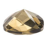 SMOKY QUARTZ CHECKER CUT CUSHION 6.00MM 0.81 Cts.