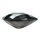 SMOKY QUARTZ CHECKER CUT PEAR 18X13MM 9.42 Cts.