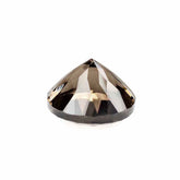 SMOKY QUARTZ CONCAVE CUT ROUND 6.50MM 1.00 Cts.