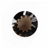 SMOKY QUARTZ CONCAVE CUT ROUND 10MM 2.93 Cts.