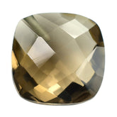 SMOKY QUARTZ BRIOLETTE CUSHION (HALF DRILL) 10MM 3.96 Cts.