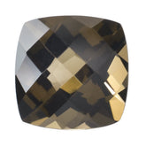 SMOKY QUARTZ CHECKER CUT CUSHION 7MM 1.34 Cts.