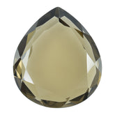 SMOKY QUARTZ BOTH SIDE TABLE CUT PEAR 16X14MM 8.13 Cts.