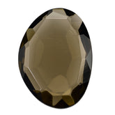 SMOKY QUARTZ IRREGULAR CUT IRREGULAR OVAL 18X13MM 7.30 Cts.
