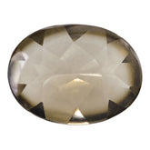 SMOKY QUARTZ BUFFTOP OVAL 12X9MM 2.40 Cts.