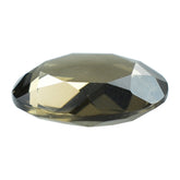 SMOKY QUARTZ BOTH SIDE TABLE CUT OVAL 10.50X9.50MM 2.35 Cts.
