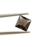 SMOKY QUARTZ PRINCESS CUT SQUARE 6MM 1.07 Cts.