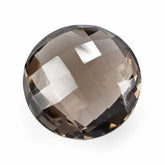 SMOKY QUARTZ BRIOLETTE ROUND 18MM 18.00 Cts.