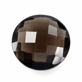 SMOKY QUARTZ BRIOLETTE ROUND 18MM 15.65 Cts.
