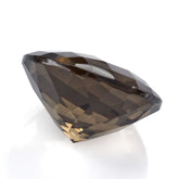 SMOKY QUARTZ CHECKER CUT ROUND 18MM 18.00 Cts.