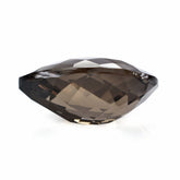 SMOKY QUARTZ CHECKER CUT PEAR 20X15MM 14.09 Cts.