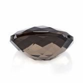 SMOKY QUARTZ CHECKER CUT CUSHION CAB 16X14MM 11.20 Cts.