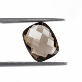 SMOKY QUARTZ BRIOLETTE CUSHION 11X9MM 3.40 Cts.