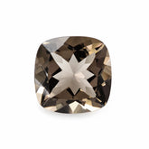 SMOKY QUARTZ CUT CUSHION (LITE) 15MM 12.17 Cts.