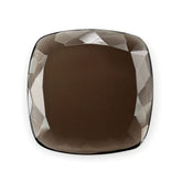 SMOKY QUARTZ TABLE CUT CUSHION CAB (FLAT) 18MM 7.04 Cts.