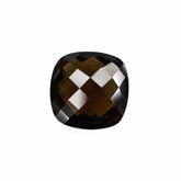 SMOKY QUARTZ BRIOLETTE CUSHION 12MM 5.88 Cts.