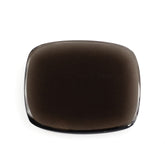 SMOKY QUARTZ TABLE CUT CUSHION CAB (FLAT)22X18MM 8.96 Cts.
