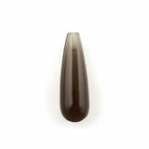 SMOKY QUARTZ PLAIN DROPS (HALF DRILL) 18X6MM 4.60Cts.