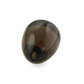 SMOKY QUARTZ PLAIN EGG DROPS (HALF DRILL) 20X15MM 31.91Cts.