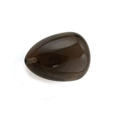 SMOKY QUARTZ PLAIN EGG DROPS (HALF DRILL) 20X15MM 31.91Cts.