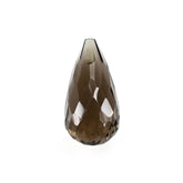 SMOKY QUARTZ FACETED DROPS (HALF DRILL) 14X7MM 4.33Cts.