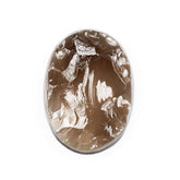 SMOKY QUARTZ ROUGHTOP OVAL CAB 18X13MM 8.70Cts.