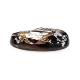 SMOKY QUARTZ ROUGHTOP OVAL CAB 18X13MM 8.70Cts.