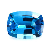 SWISS BLUE TOPAZ STEP CUT CUSHION 20X15MM 22.25 Cts.