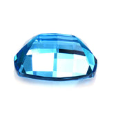SWISS BLUE TOPAZ STEP CUT CUSHION 20X15MM 22.25 Cts.