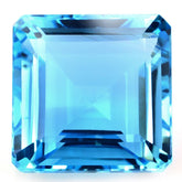 SWISS BLUE TOPAZ CUT SQUARE - OCTAGON 17.50MM 33.70 Cts.