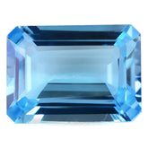 SWISS BLUE TOPAZ CUT OCTAGON (LITE) 18X13MM 16.65 Cts.