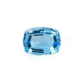 SWISS BLUE TOPAZ STEP CUT CUSHION (BABY SWISS) (CLEAN) 20.00X15.00 MM 25.47 Cts.