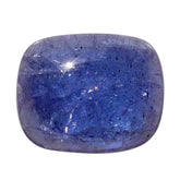 MILKY TANZANITE CUSHION CAB (A-SEMI MILKY) 11X9MM 4.60 Cts.