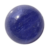MILKY TANZANITE ROUND CAB (AA) 12MM 9.50 Cts.