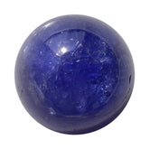 MILKY TANZANITE ROUND CAB (AA) 19MM 22.00 Cts.