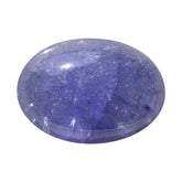 MILKY TANZANITE OVAL CAB (AA-SEMI MILKY) 14X10MM 5.75 Cts.