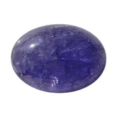 MILKY TANZANITE OVAL CAB (AA-SEMI MILKY) 14X10MM 6.18 Cts.