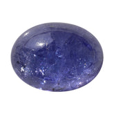 MILKY TANZANITE OVAL CAB (AA-SEMI MILKY) 16X12MM 12.65 Cts.
